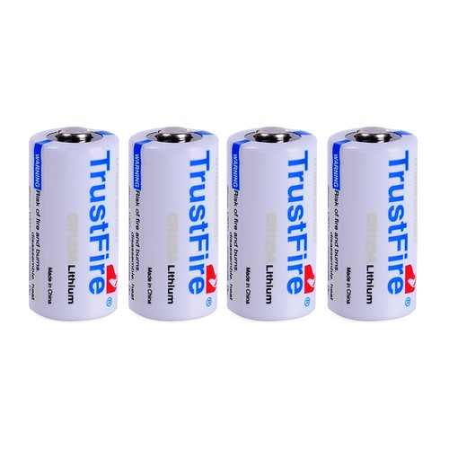 4pcs trustfire cr123a - trustfire,